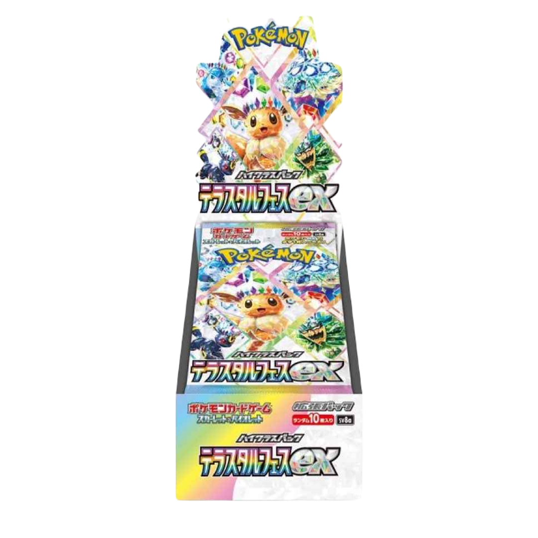 Japanese Terastal Festival Booster Box - Rare Pokémon Cards