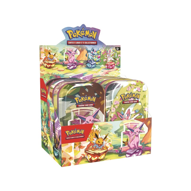 Pokémon Prismatic Evolutions Mini Tin Display SV08.5