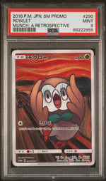 Rowlet 290 JPN SM-P Munch Promo PSA 9 - Rare Pokémon Card